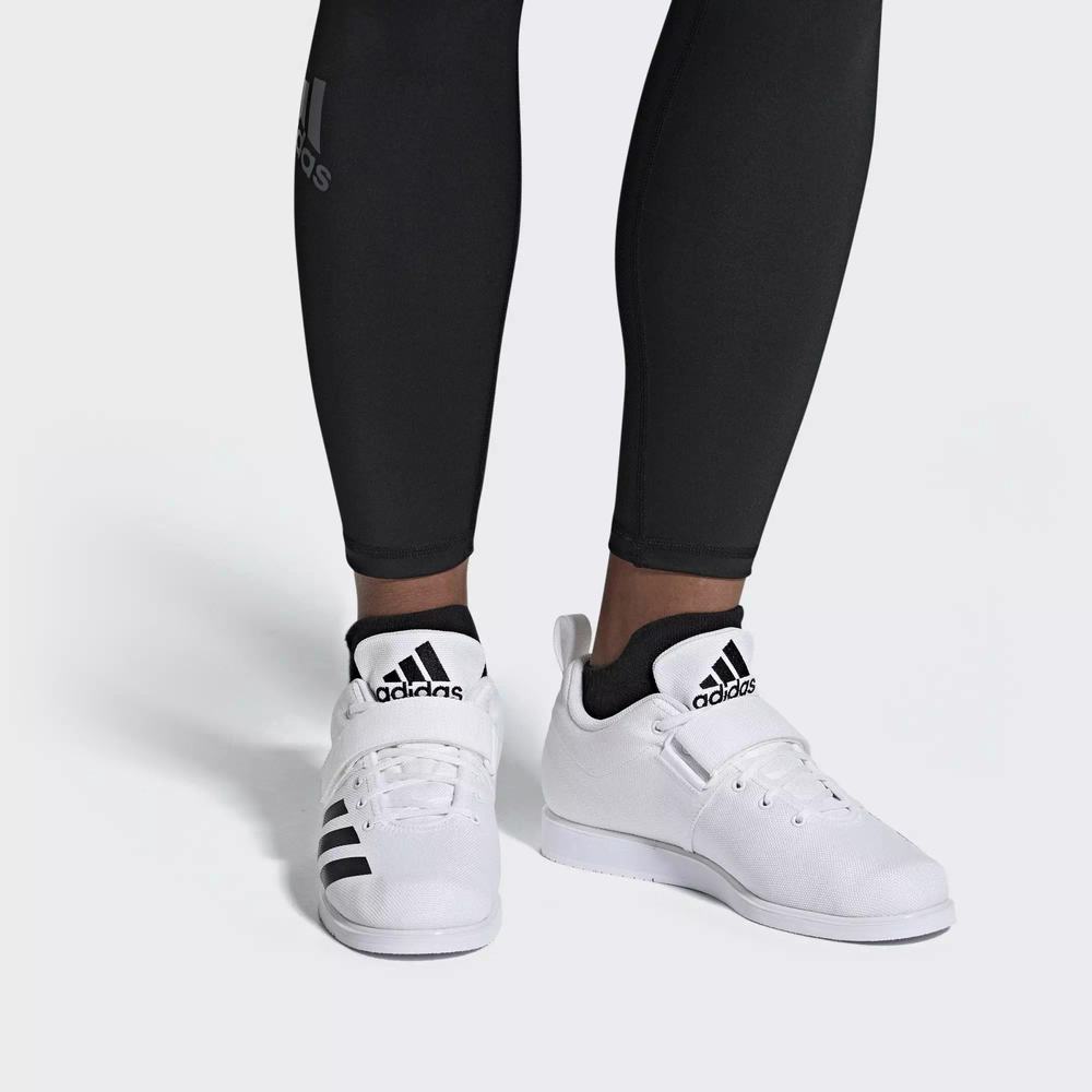 Adidas Powerlift 4 Zapatillas Halterofilia Blancos Para Hombre (MX-71381)